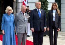 Trump despide en la Casa Blanca a Carlos III y Camila al término de su viaje a EE.UU.