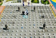 Cargamento confiscado este sábado entra en los mayores alijos incautados en rd