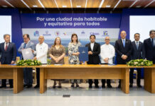 Vicepresidenta Raquel Peña encabeza firma del “Pacto por una Mejor Ciudad” para impulsar visión de futuro de Santiago