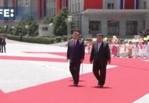 Xi insta a reforzar los intercambios diplomáticos y militares en su cumbre con Kim Jong-un