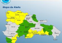 COE mantiene 22 provincias y el Distrito Nacional bajo alerta por lluvias