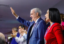 Presidente Abinader, junto a la vicepresidenta y primera dama, dejó abiertos los XXV Juegos Centroamericanos y del Caribe Santo Domingo 2026