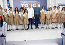 Presidente Luis Abinader inaugura el techado del Politécnico Femenino Mercedes Morel que beneficiará a más de 600 estudiantes en La Vega