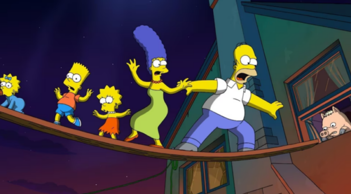 La secuela de la película de “Los Simpson” se dejó ver en la convención