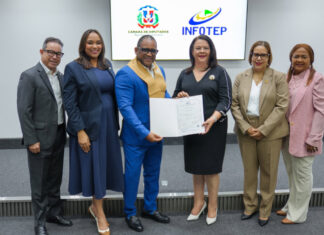 Infotep certifica a colaboradores de la Cámara de Diputados tras completar programa de formación