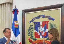 Vicepresidenta Raquel Peña juramenta a Ito Bisonó como nuevo ministro de Relaciones Exteriores