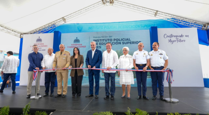 Presidente Luis Abinader inaugura moderno complejo académico y administrativo del Instituto Policial de Educación Superior