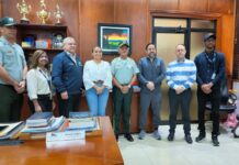 Director de la DIGESETT junto a autoridades locales coordina acciones de plan piloto en entornos de centros educativos en Moca