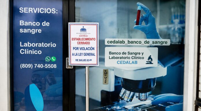 Salud Pública clausura banco de sangre por violación a las normas de Salud