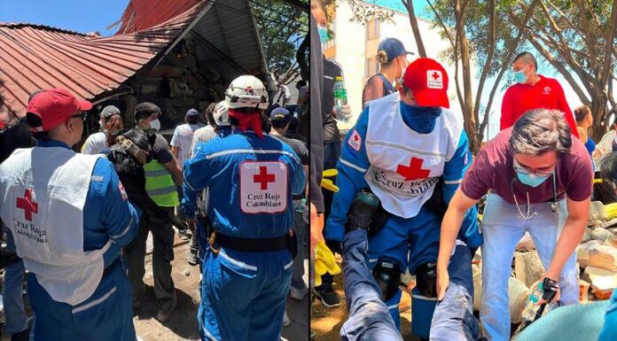 Cruz Roja pide 30 millones de dólares para asistir a Colombia tras el terremoto