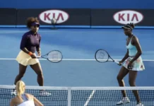 Las hermanas Williams caen con honor en su regreso a un partido de dobles cuatro años después