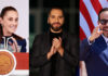 Sheinbaum, Bukele y De la Espriella encabezan el ranking presidencial latinoamericano