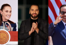 Sheinbaum, Bukele y De la Espriella encabezan el ranking presidencial latinoamericano