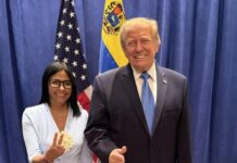 Video: Delcy Rodríguez califica de histórica su reunión con Trump y destaca temas de cooperación