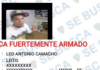 DICRIM busca a hombre acusado de robo agravado y porte ilegal de armas