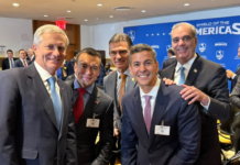 Presidente Luis Abinader participa, junto con otros mandatarios de la región, en encuentro de la iniciativa Escudo de las Américas, encabezado por el presidente de EE. UU., Donald Trump