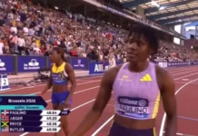 Video | Marileidy Paulino gana la Liga Diamante 2026 y establece récord en Bruselas