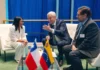 El presidente de Chile dice que respalda la reconstrucción de Venezuela tras reunión con Delcy Rodríguez