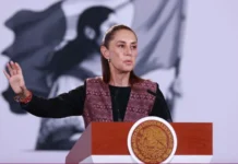 Video | Sheinbaum dice que México “no es colonia de ningún país” frente a mapa publicado por Trump