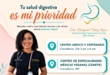 Dra. Margaret S. Núñez Reyes ofrece atención especializada en gastroenterología y salud digestiva