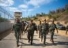 Ejército supervisa operaciones en la frontera durante recorrido por la Quinta Brigada