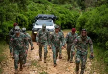 Comandante General del ERD inspecciona la línea fronteriza sur para fortalecer la seguridad y el bienestar de las tropas