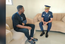 Director de la Policía visita nuevamente a cabo herido por “Hansel Boca Negra” en Villa Mella