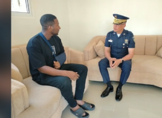 Director de la Policía visita nuevamente a cabo herido por “Hansel Boca Negra” en Villa Mella