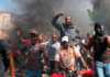 Familias desplazadas por la violencia de las bandas haitianas protestan en Puerto Príncipe