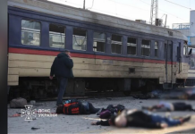 Al menos 13 muertos y 10 heridos en un ataque ruso contra una estación de tren en Ucrania