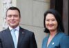 Fujimori y Noboa lideran reunión de Perú y Ecuador sobre seguridad y desarrollo fronterizo