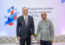 Presidente Luis Abinader aborda con secretario general de la OEA plan de acción para Haití y situación de la democracia en la región