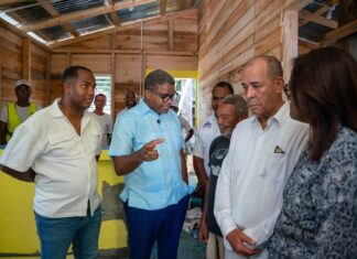 Propeep, junto a otras instituciones, inicia plan de intervención de casas, peatonales y entrega canchas deportivas en Sánchez
