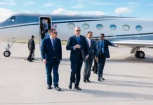 Presidente Abinader llega a Praga para participar en Conferencia Anual Forum 2000